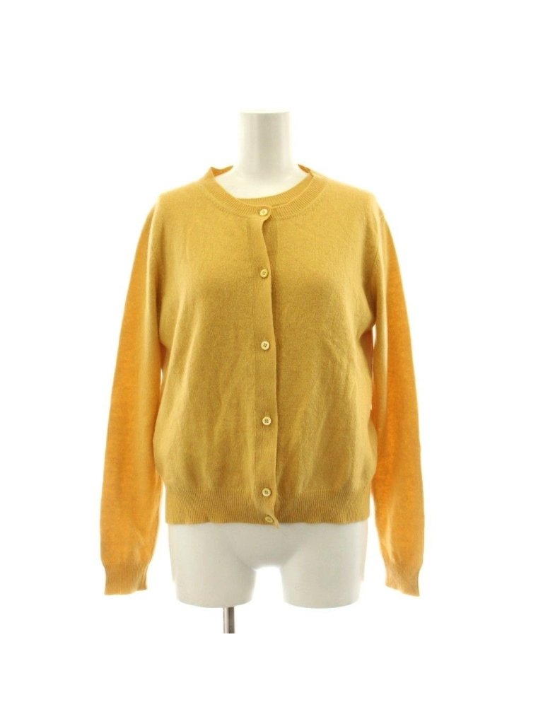 Prada Ensemble Knit Cardigan Long Sleeve Inner Short Wool Cashmere Blend 38